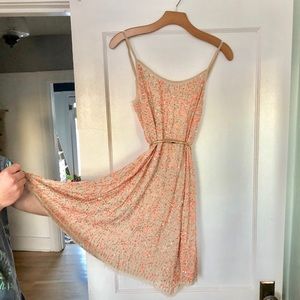 All Saints Oil Vest Dress in Coral Size 0